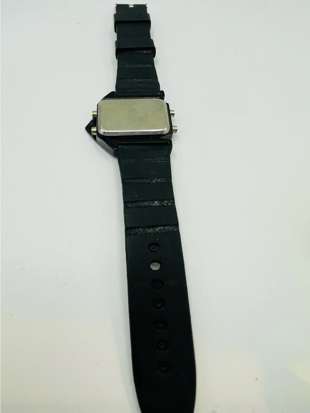 Men’s Sports Military Digital Watch - Black Silicon Band